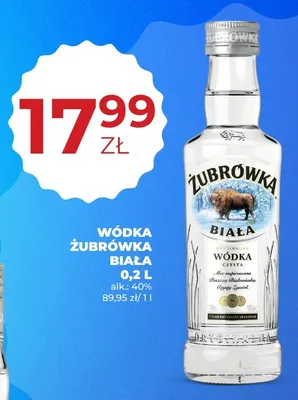 Wódka Żubrówka Biała promocja w Duży Ben