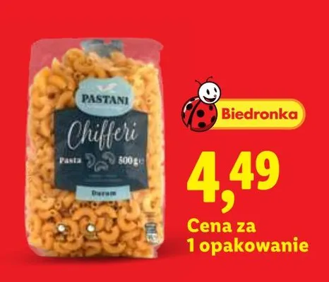 Makaron Chifferi Pastani promocja w Lidl