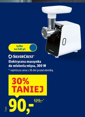 Elektryczna maszynka do mielenia mięsa, 300 W promocja w Lidl
