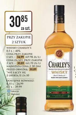 Whisky Charley's promocja w Dino
