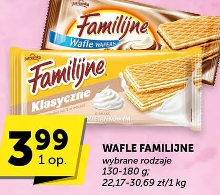 Wafle wybrane rodzaje promocja w Groszek