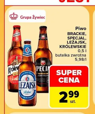Piwo Leżajsk promocja w Carrefour Market