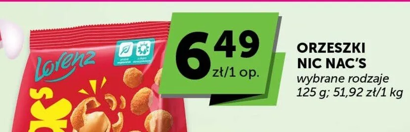 Orzeszki Nic Nac's wybrane rodzaje promocja w Euro Sklep