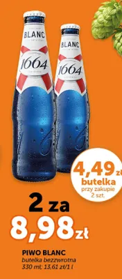 Piwo Blanc 1664 promocja w Euro Sklep