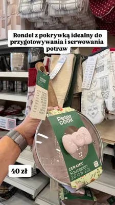 Rondel ceramiczny z pokrywką Peter Cook promocja w Pepco