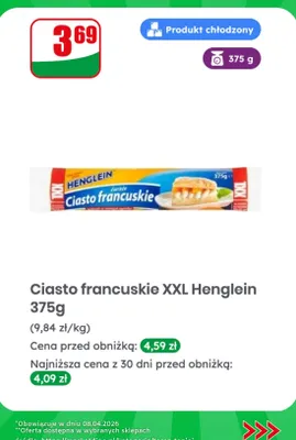 Ciasto francuskie XXL promocja w Dino