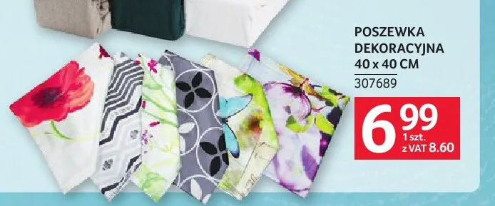 Poszewka dekoracyjna 40x40 cm promocja w Selgros