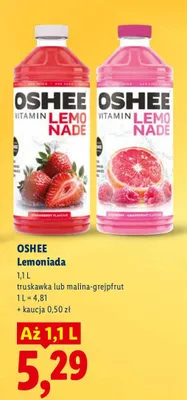 Lemoniada truskawka  promocja w Lidl
