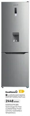 Lodówkozamrażarka GoodHome GHFSFFWDEU NoFrost promocja w Castorama