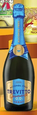 Wino musujące bezalkoholowe Trevitto Spumante promocja w Żabka