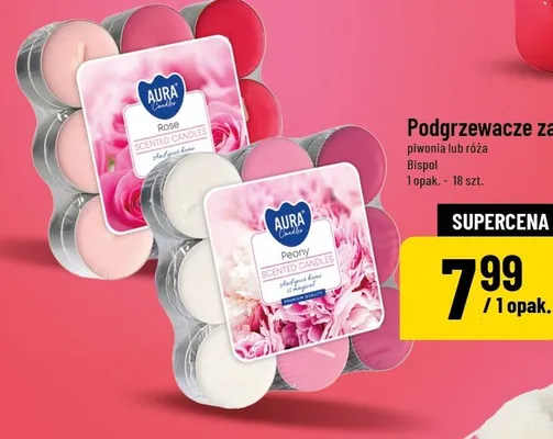 Podgrzewacze zapachowe Aura promocja w POLOmarket