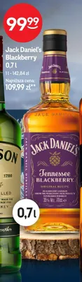 Whisky Blackberry promocja w Żabka