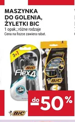 Maszynka do golenia i żyletki Bic promocja w Stokrotka