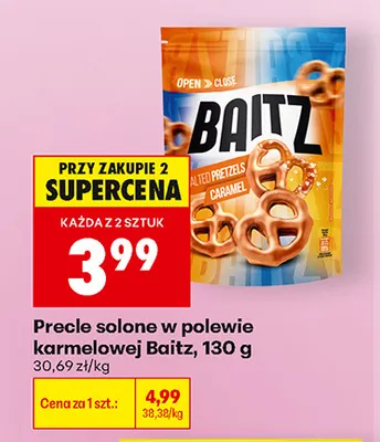 Precle solone w polewie karmelowej Baitz promocja w Biedronka