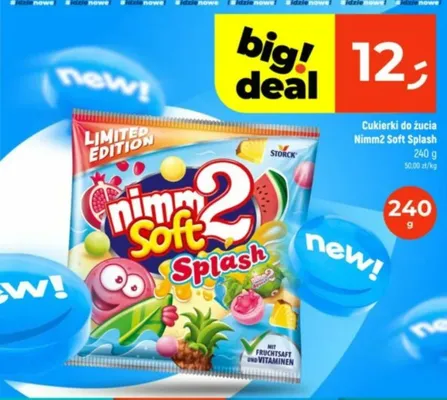 Cukierki do żucia Nimm2 Soft Splash Limited Edition promocja w Dealz