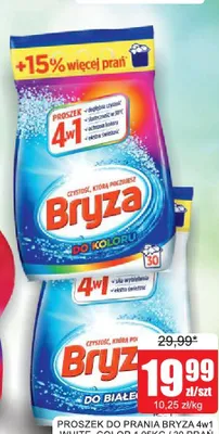 Proszek do prania Bryza 4w1 White 30 prań promocja w Bingo