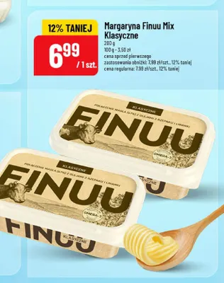 Margaryna Finuu Mix Klasyczne promocja w POLOmarket