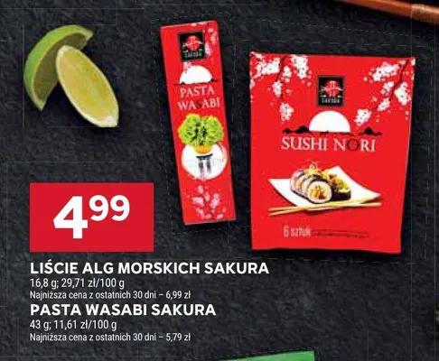 Sushi nori promocja w Stokrotka