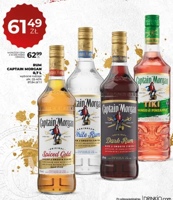 Rum Captain Morgan Spiced Gold promocja w Duży Ben
