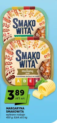 Margaryna smakowita wybrane rodzaje promocja w Groszek