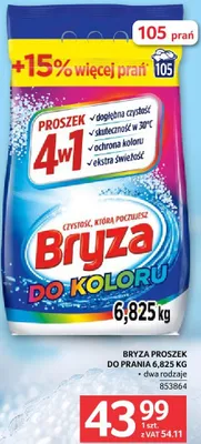 Proszek Bryza do koloru 6,625 kg promocja w Selgros