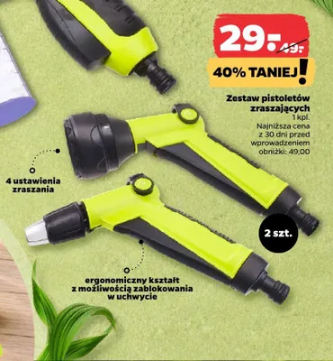 Zestaw pistoletów zraszających promocja w Netto