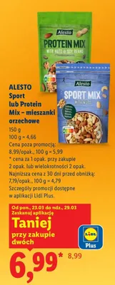 Sport lub Protein Mix - mieszanki orzechowe promocja w Lidl