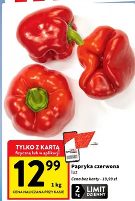 Papryka czerwona luz promocja w Intermarche