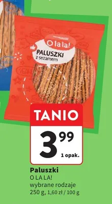 Paluszki z sezamem O LA LA! promocja w Intermarche