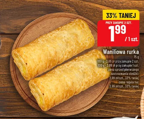 Waniliowa rurka promocja w POLOmarket