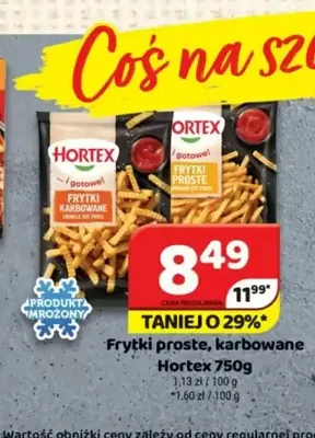 Frytki proste Hortex promocja w Delfin