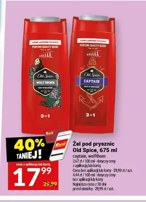 Żel pod prysznic Old Spice wolfthorn promocja w Twój Market