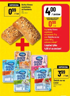 Bułka fitness wypiekana na kamieniu promocja w POLOmarket