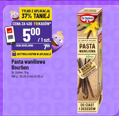 Pasta waniliowa Bourbon promocja w POLOmarket