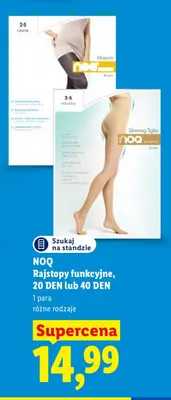 Rajstopy funkcyjne 40 DEN NOQ promocja w Lidl