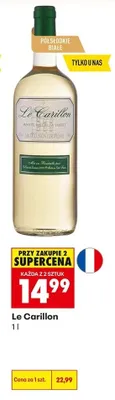 Wino Le Carillon promocja w Biedronka
