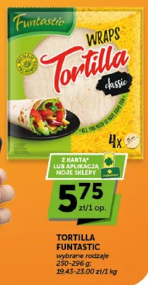 Tortilla classic Funtastic promocja w ABC