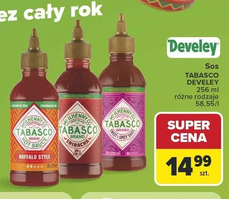 Sos Tabasco Sweet & Spicy promocja w Carrefour