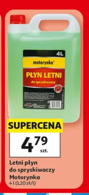 Letni płyn do spryskiwaczy Motorynka promocja w Auchan