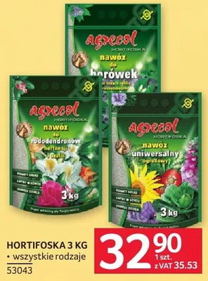 Hortifloska 3 kg Agrecol wszystkie rodzaje promocja w Selgros