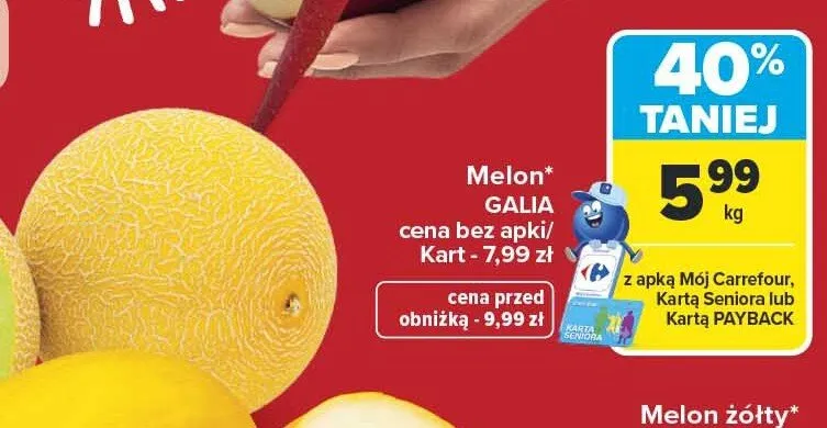 Melon Galia promocja w Carrefour