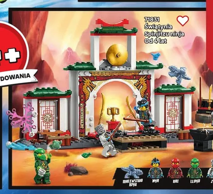 Klocki LEGO Ninjago 71831 Świątynia Spinjitzu ninja promocja w LEGO
