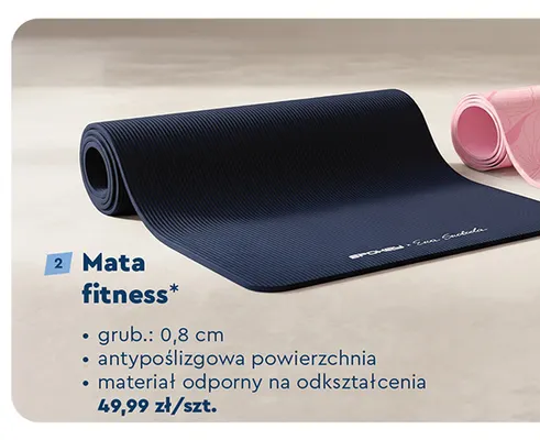 Mata fitness 0,8 cm Spokey promocja w Biedronka