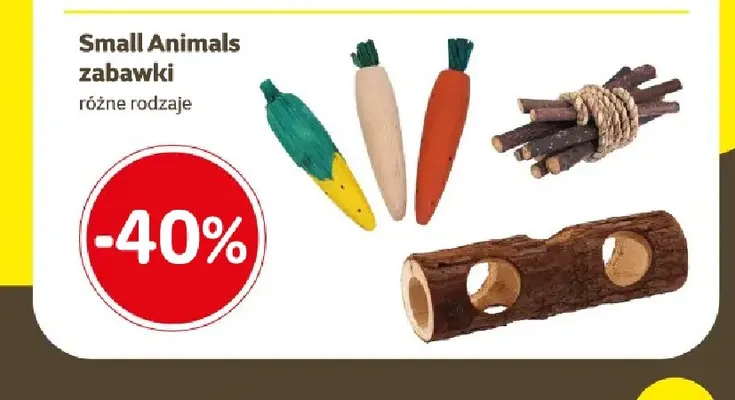 Zabawki Small Animals promocja w Super Zoo
