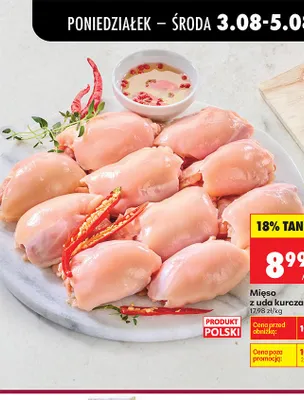 Mięso z uda kurczaka promocja w Biedronka