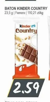 Baton Kinder Country promocja w Słoneczko