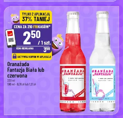 Oranżada Fantazja czerwona promocja w POLOmarket