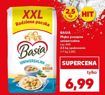 Mąka pszenna uniwersalna XXL promocja w Kaufland