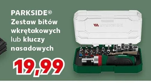 Zestaw bitów wkrętakowych Parkside promocja w Kaufland