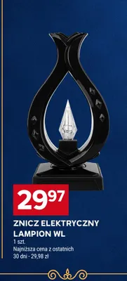 Znicz elektryczny lampion Wl promocja w Stokrotka